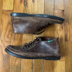 Eastland Brown Leather Casual Low Ankle Boots